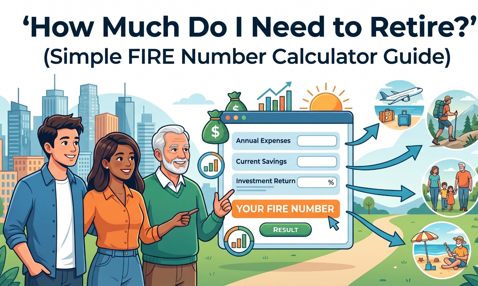 How Much Do I Need to Retire? (Simple FIRE Number Calculator Guide)